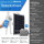 Balkonkraftwerk 2x500W Bifaziale Solarmodule mit TSUN Mikro-Wechselrichter