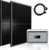 Balkonkraftwerk 1170W mit 2048W Speicher, 2X 450W...