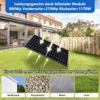 Balkonkraftwerk 2340W mit Ecoflow Ultra Speicher