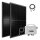 Balkonkraftwerk 2x450W Solaranlage mit 800W Ecoflow Stream Micro Wechselrichter WiFi Bluetooth, Glas-Glas Solarmodule 2X 450W Bifazial Black Frame, Photovoltaik PV Anlage f&uuml;r Haus Dach Terrasse Balkon